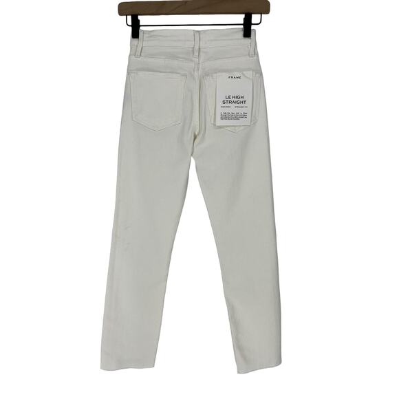 FRAME Denim Le High Straight Jeans in Au Natural Laskey - Picture 10 of 11